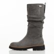 Szare wysokie botki damskie na traperze M.Daszyński Sa259-3