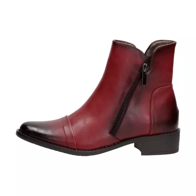 Czerwone botki damskie JEZZI MAM57-75