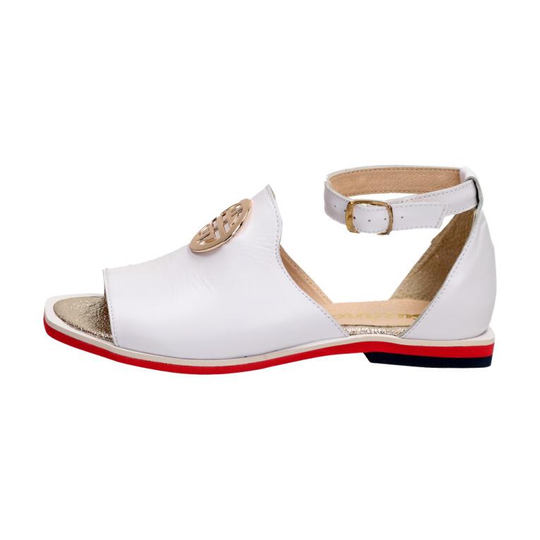 Białe POLSKIE sandały damskie SUZANA 4106