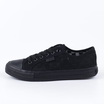 Czarne koronkowe trampki damskie BIG STAR LL274072