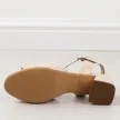 Beżowe sandały damskie na obcasie Sergio Leone sk891