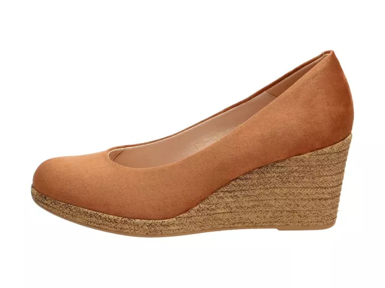 Czółenka damskie VINCEZA 10611 SKÓRA CAMEL
