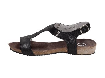 Czarne skórzane sandały damskie FILIPPO DS1271