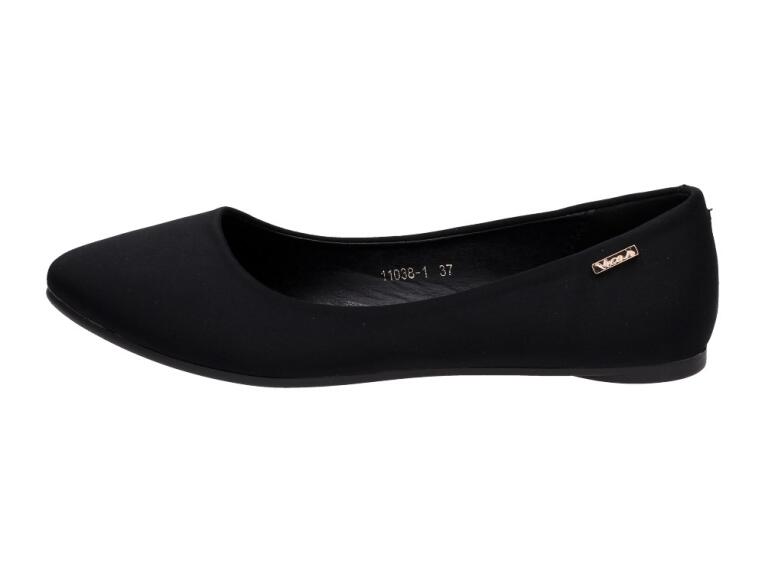 Czarne baleriny buty damskie Vices 11038-1