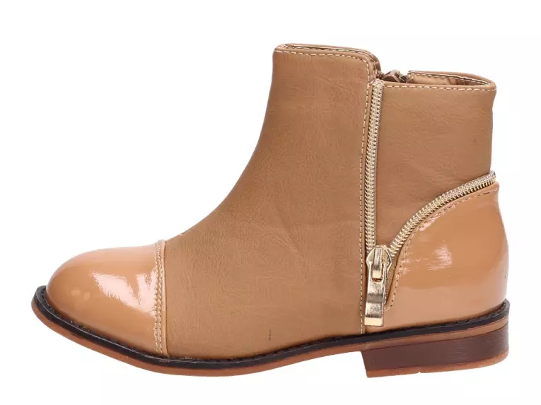 -30% Beżowe Botki buty dziecięce Badoxx 254
