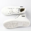 Białe tekstylne trampki damskie na platformie LEE COOPER 1627L