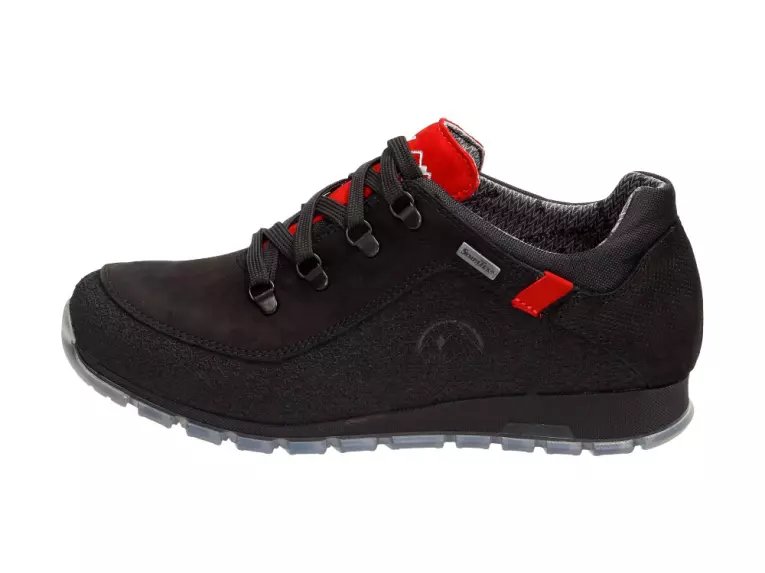 Polskie półbuty damskie Nik 622 Bk Trekking