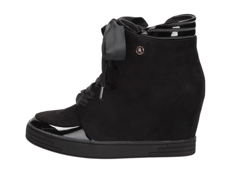 Botki damskie, sneakersy Sergio Leone Sn107 Bk