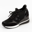 Czarne sneakersy półbuty damskie VINCEZA 10745