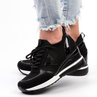 Czarne sneakersy półbuty damskie Vinceza 10745