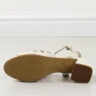 Perłowe sandały damskie na obcasie Sergio Leone sk880