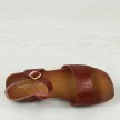 Brązowe płaskie sandały damskie Sergio Leone Sk075H