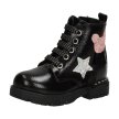 Czarne botki dla dziewczynki NAVY DOT 61060