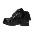 Czarne botki dla dziewczynki NAVY DOT 61060