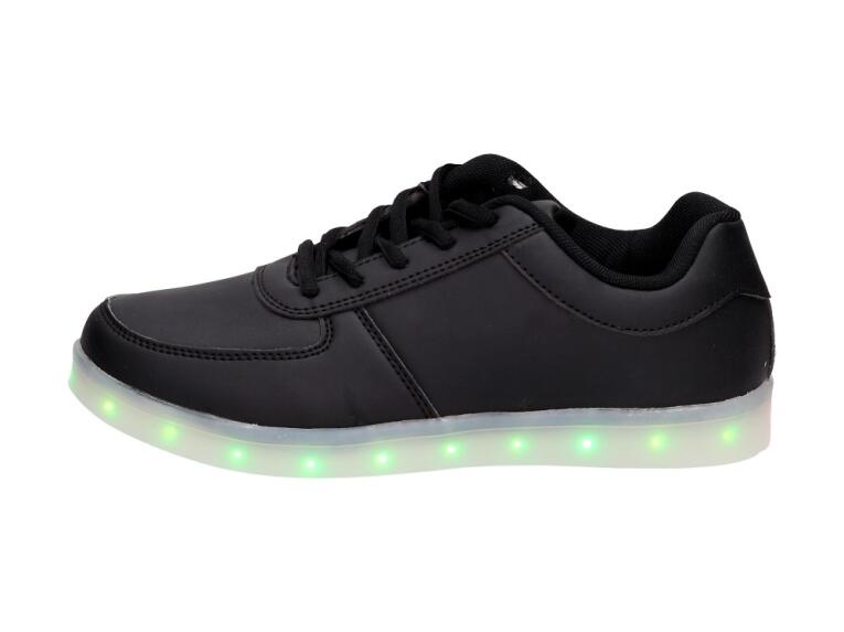 Led 7 kolorów Świecące buty damskie 7207 Bk