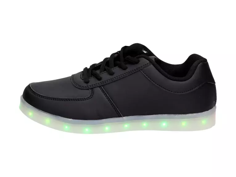Led 7 kolorów Świecące buty damskie 7207 Bk