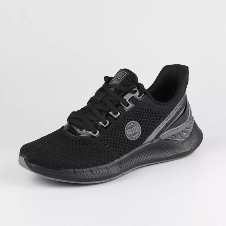 Czarne przewiewne sportowe buty męskie BIG STAR LL174103 MEMORY FOAM