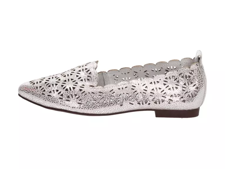Srebrne lordsy damskie FILIPPO DP2039/21