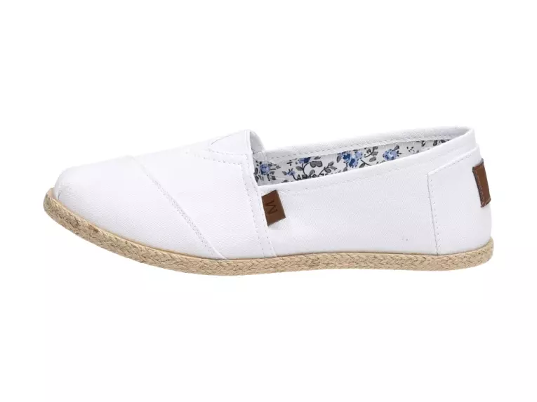 Białe Tomsy buty damskie McKeylor 7918 Slip On