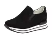 Czarne sneakersy damskie FILIPPO DP1512 SKÓRA