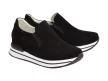 Czarne sneakersy damskie FILIPPO DP1512 SKÓRA
