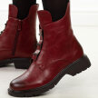 Czerwone botki damskie Jezzi 2501-4