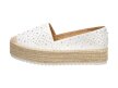 Białe espadryle damskie S.BARSKI RS-16