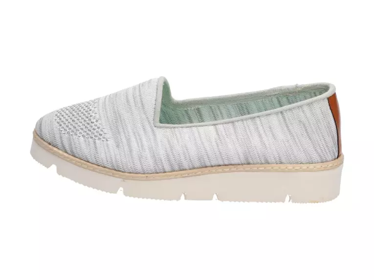 Slip On Szare baleriny damskie Vinceza 9609