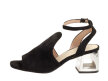 Czarne sandały damskie FILIPPO DS2107/21 OBCAS