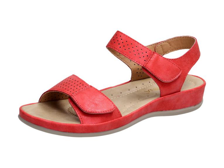 Czerwone sandały damskie SABATINA DM20-60