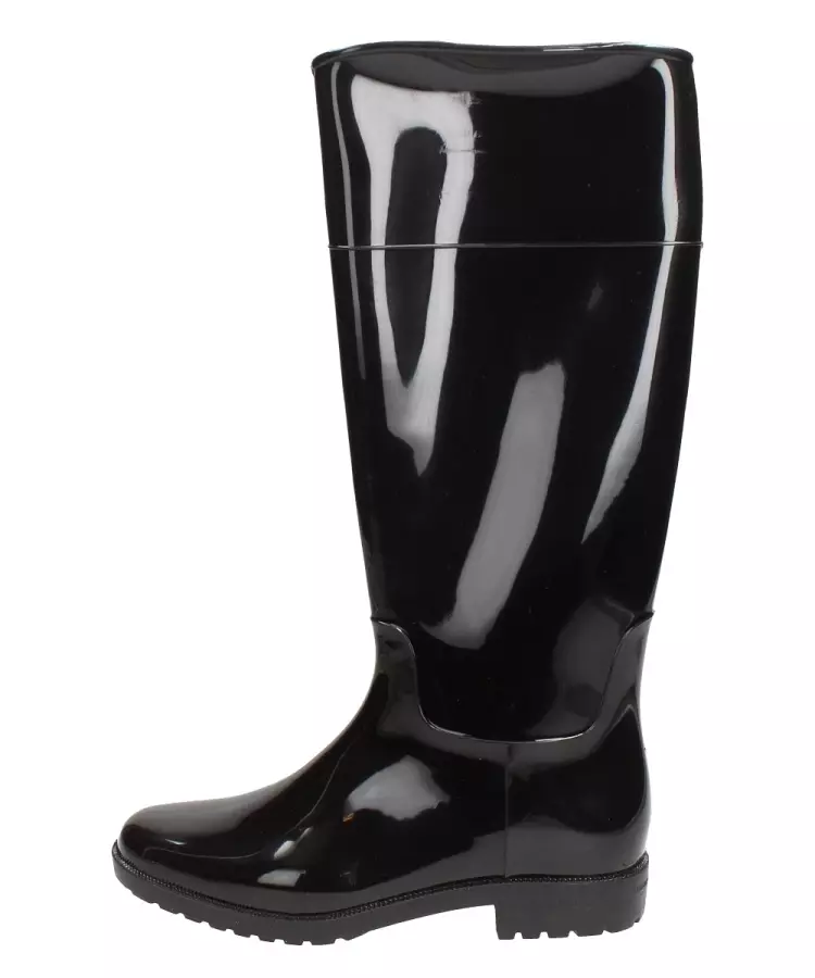 Czarne kalosze damskie, oficerki Wishot 31-234