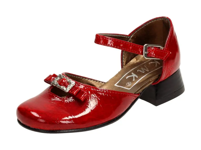 Czerwone pantofle, buty dziecięce Kmk 44