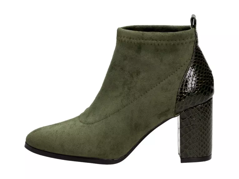 Botki, buty damskie S.Barski L50 Khaki