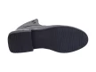 Platynowe trapery, botki damskie NAVY DOT 60001