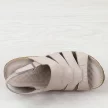 Szare skórzane sandały damskie T.Sokolski L24-185