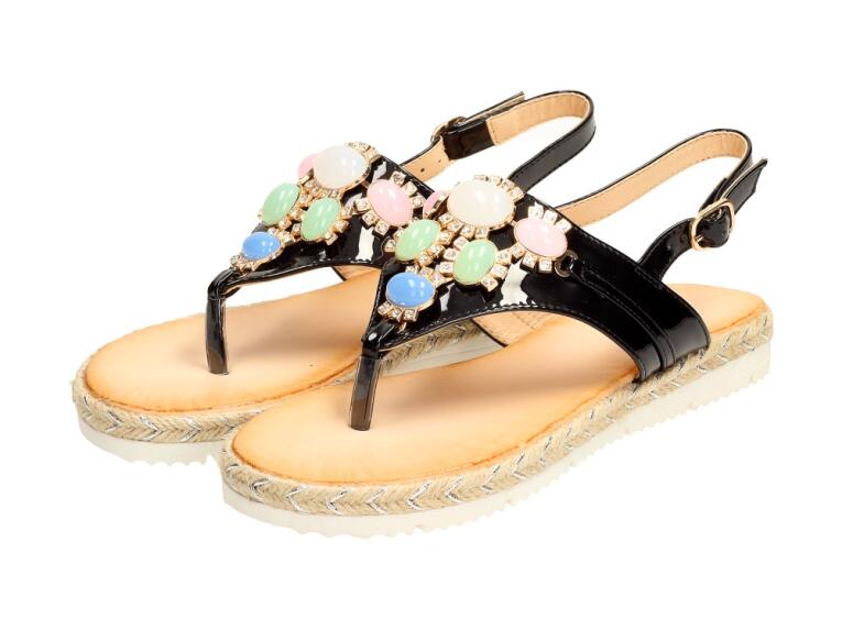 Czarne japonki, klapki damskie Vices 3072-1