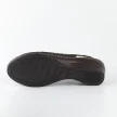 Czarne skórzane sandały damskie na koturnie VINCEZA 43013