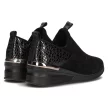 Czarne sneakersy damskie FILIPPO DP1689/22 SKÓRA