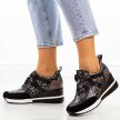 Sneakersy damskie Vinceza 10670 Czarny Mix