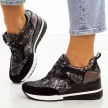 Sneakersy damskie Vinceza 10670 Czarny Mix