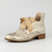 Złote wiosenne botki damskie JEZZI ASA142-6