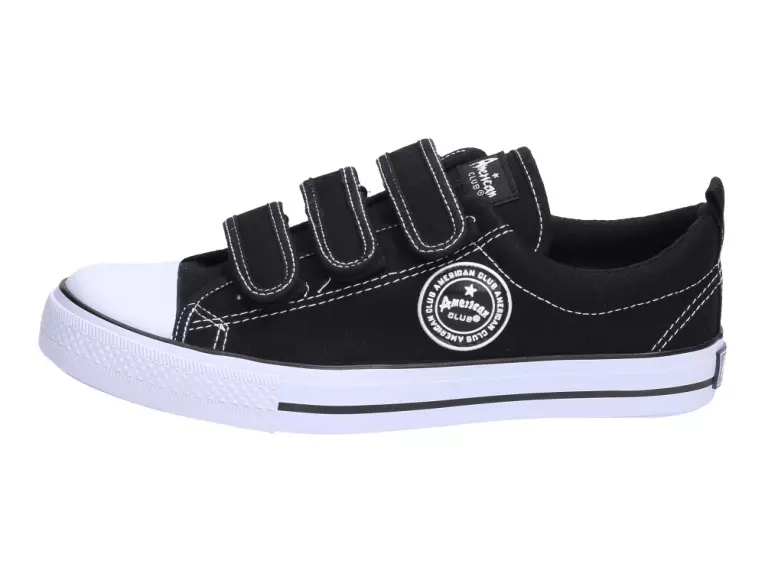 Trampki męskie na rzep American Club Dstc01 Bk