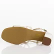 Perłowe sandały damskie na obcasie Sergio Leone sk884