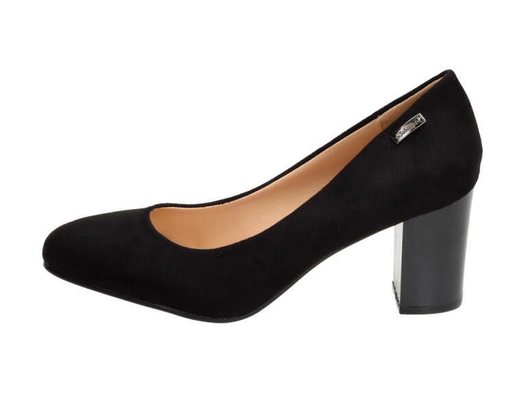 Czarne czółenka, buty damskie Sabatina 8862nub
