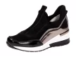 Czarne sneakersy damskie VINCEZA 7780 SKÓRA