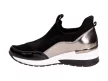 Czarne sneakersy damskie VINCEZA 7780 SKÓRA