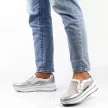 Białe skórzane sneakersy damskie S.BARSKI 29047