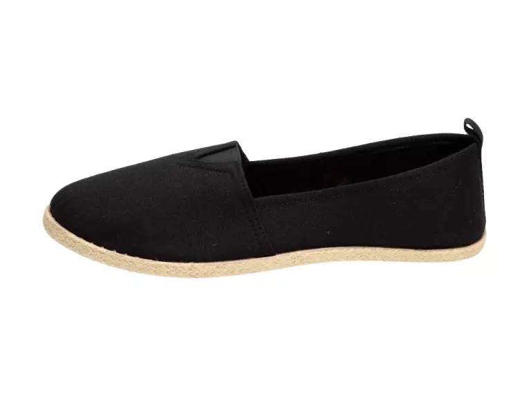 Slip On Czarne tenisówki damskie Wishot 32-183