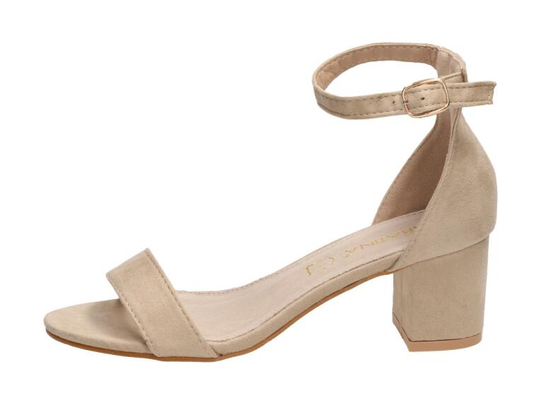 Beżowe sandały damskie Sabatina 3347-2