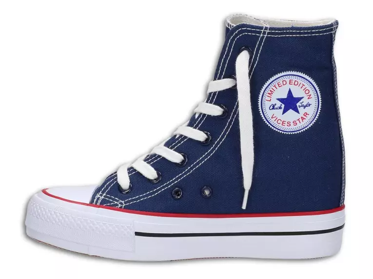 Trampki na koturnie sneakersy Vices 706-13